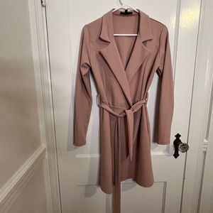 MISSGUIDED Pink Blazer Dress